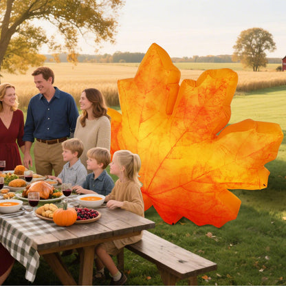 7 Ft LED Inflatable Maple Leaf Fall Yard Decoration