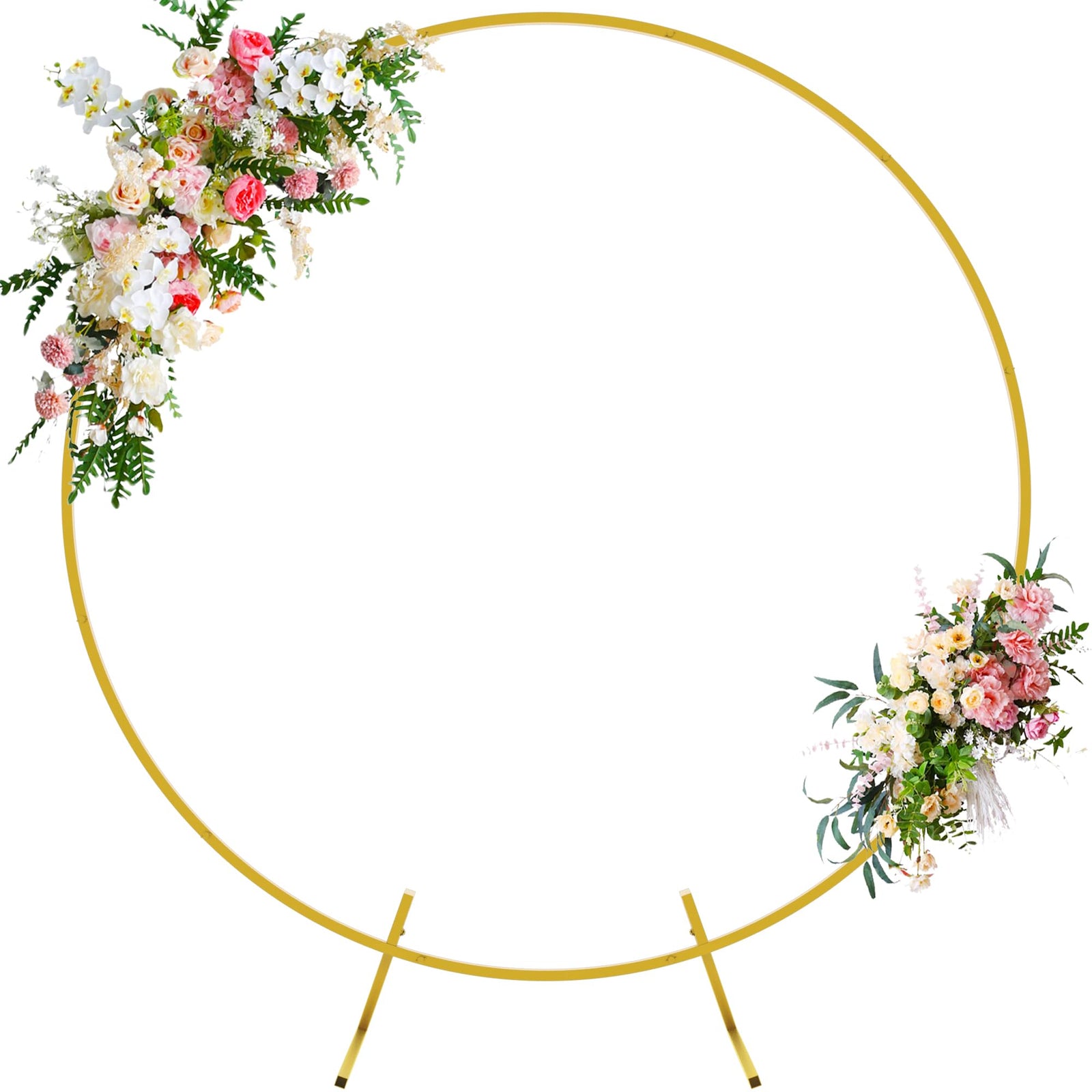 Round Metal Balloon Arch and Backdrop Stand
