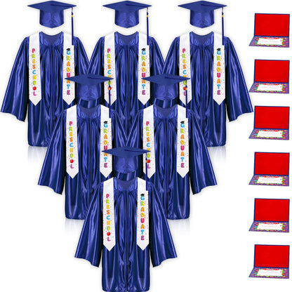24-Piece 2026 Preschool Graduation Cap and Gown Set