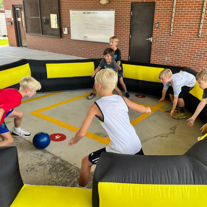 Inflatable Gaga Ball Pit with Built-In Blower