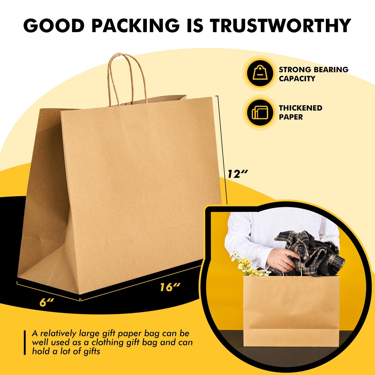 RACETOP Gift Paper Bags