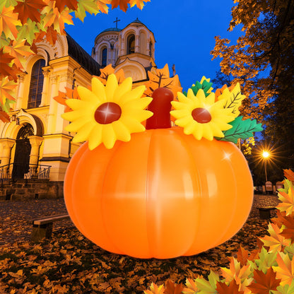 LED Inflatable Stacked Pumpkin Fall Yard Decoration