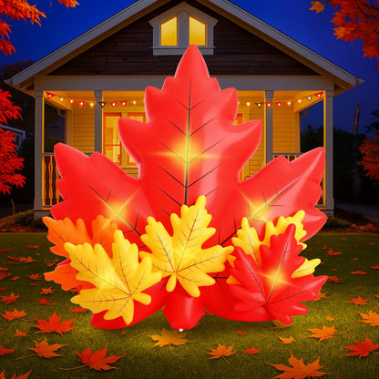 LED Inflatable Stacked Pumpkin Fall Yard Decoration