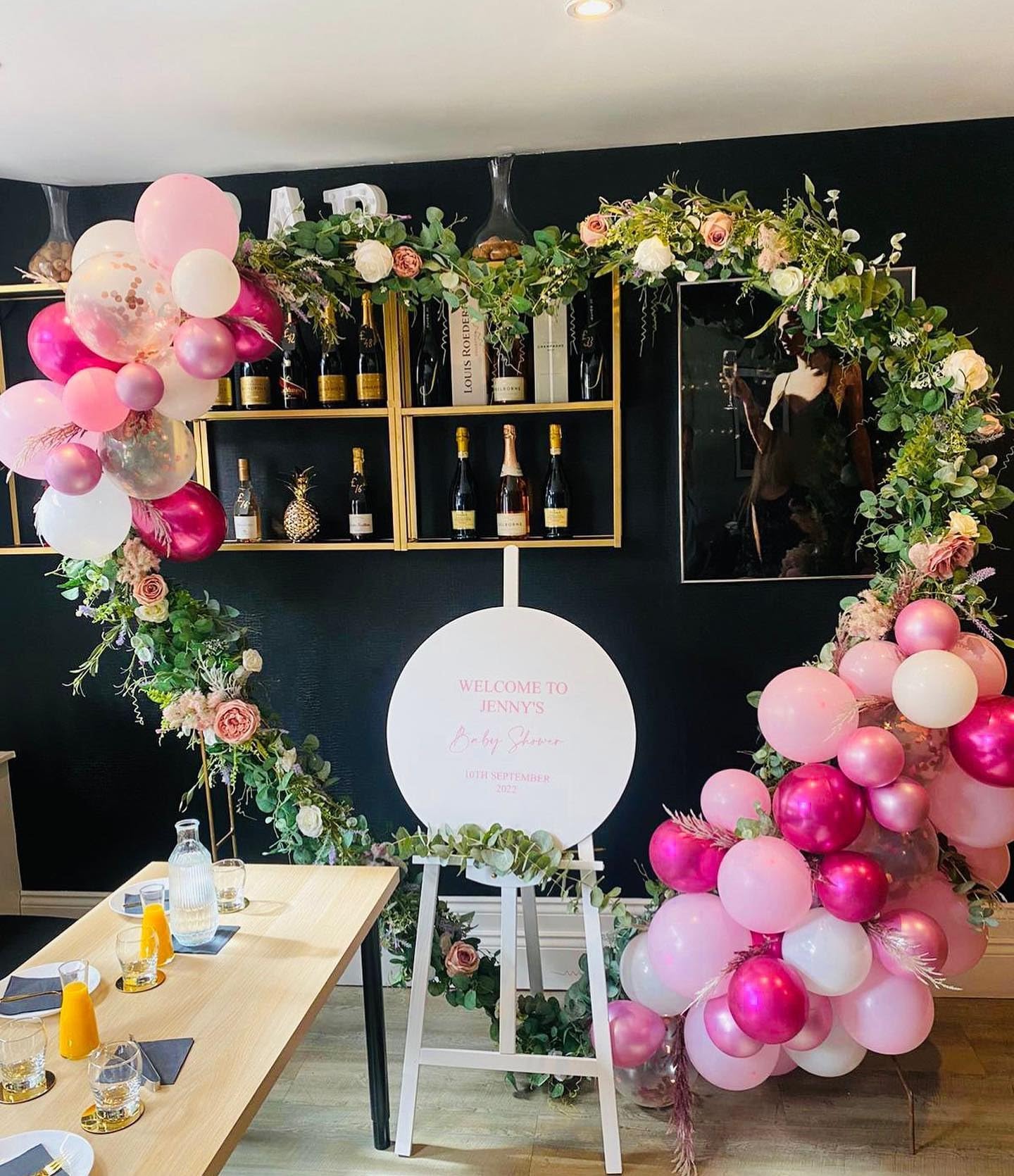 Large Metal Heart Balloon Arch Stand for Weddings & Events