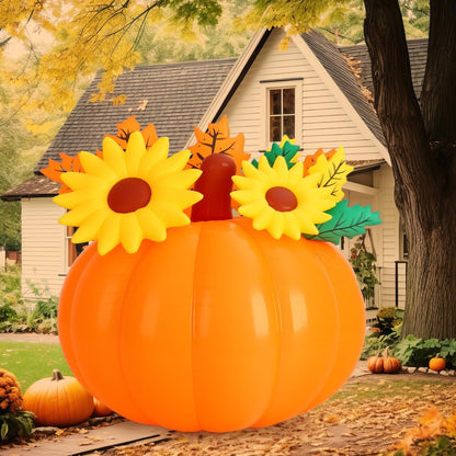 LED Inflatable Stacked Pumpkin Fall Yard Decoration