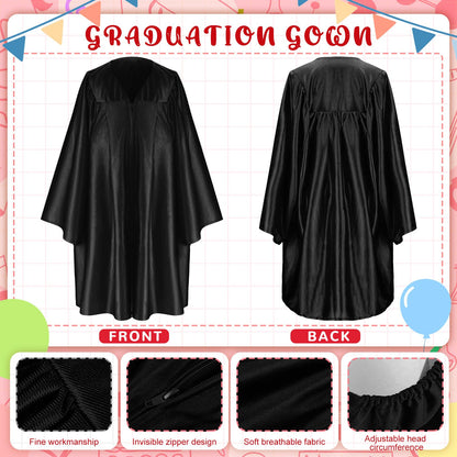 60-Piece Preschool Graduation Cap and Gown Set