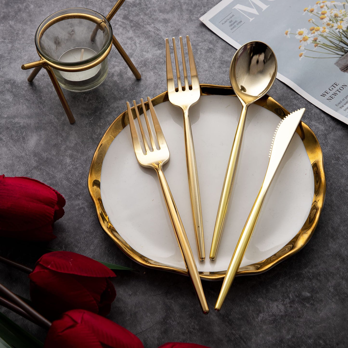 Plastic cutlery