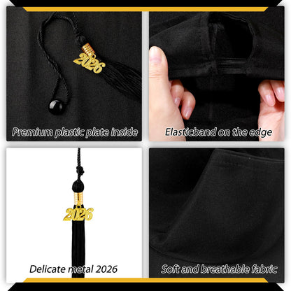 Child-Size 2026 Preschool Graduation Caps with Tassels