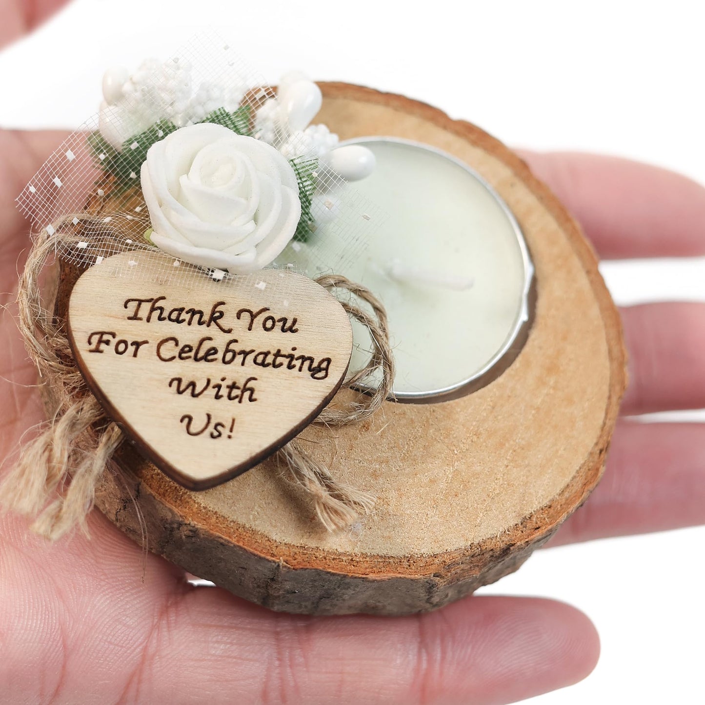 50-Piece Candle Gift Set for Weddings and Party Favors