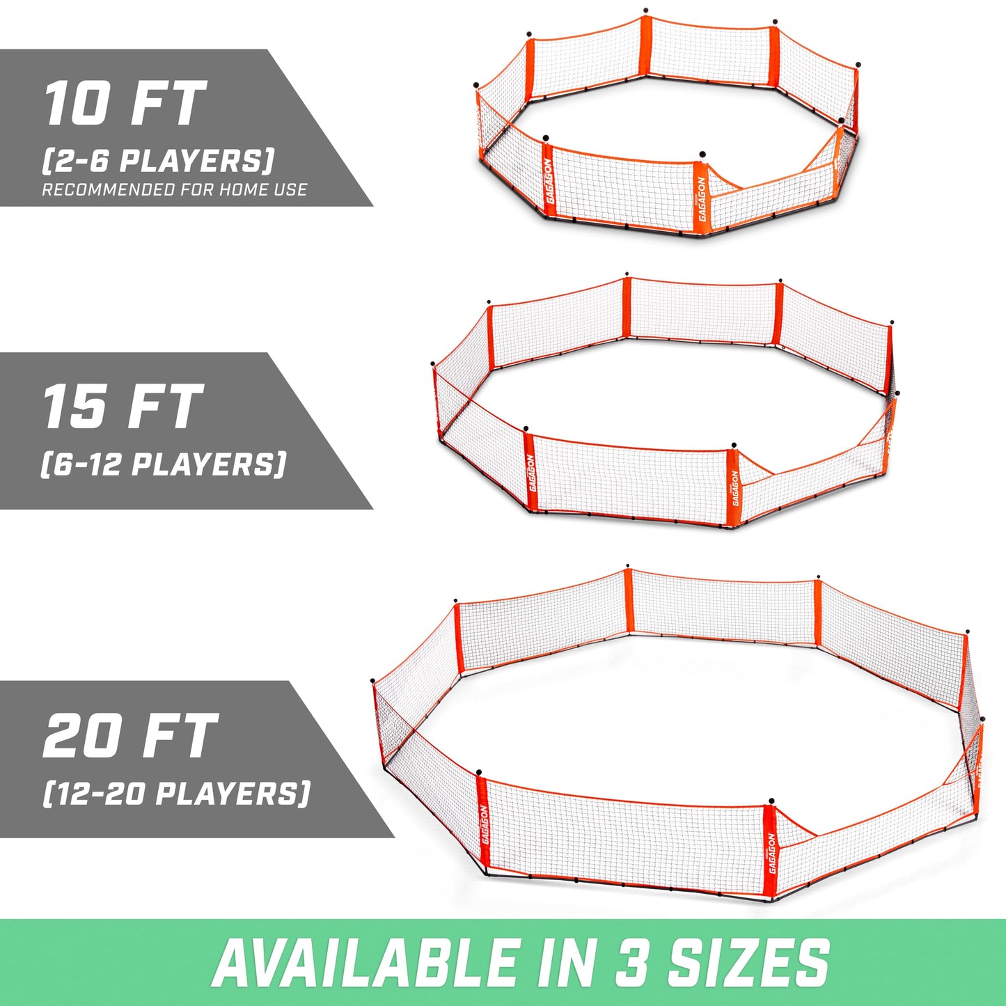 Portable Gaga Ball Pit for Indoor and Outdoor Play