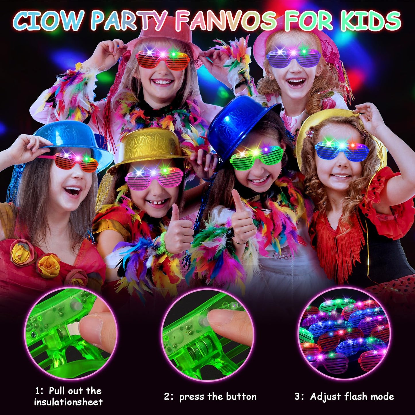 OLUPP Glow in the Dark Party Supplies