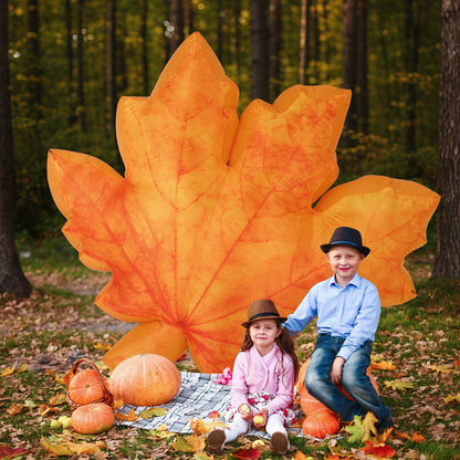 7 Ft LED Inflatable Maple Leaf Fall Yard Decoration