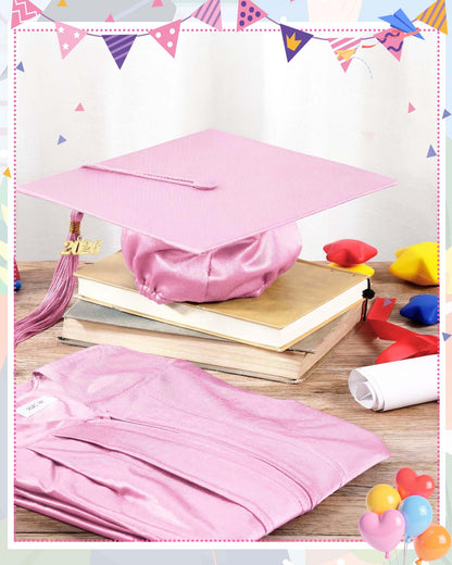6-Set Preschool Graduation Cap and Gown with 2026 Tassels