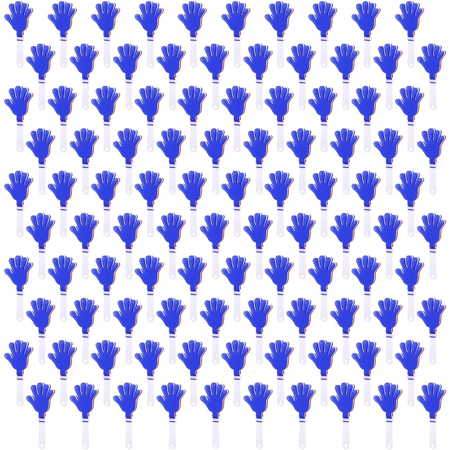 100-Piece Plastic Hand Clappers Party Noisemakers