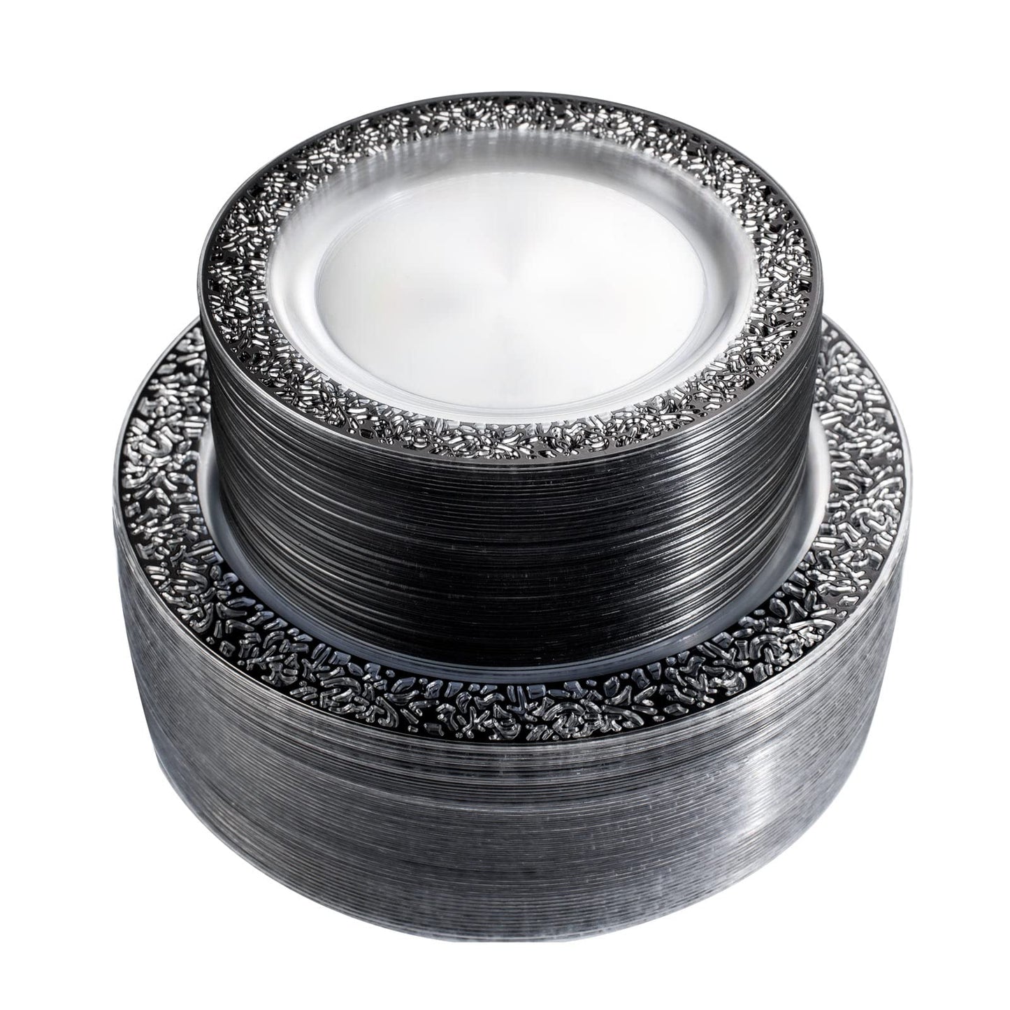 U-QE Black Plastic Plates