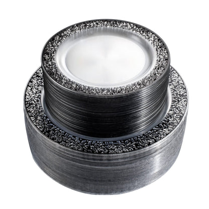 U-QE Black Plastic Plates