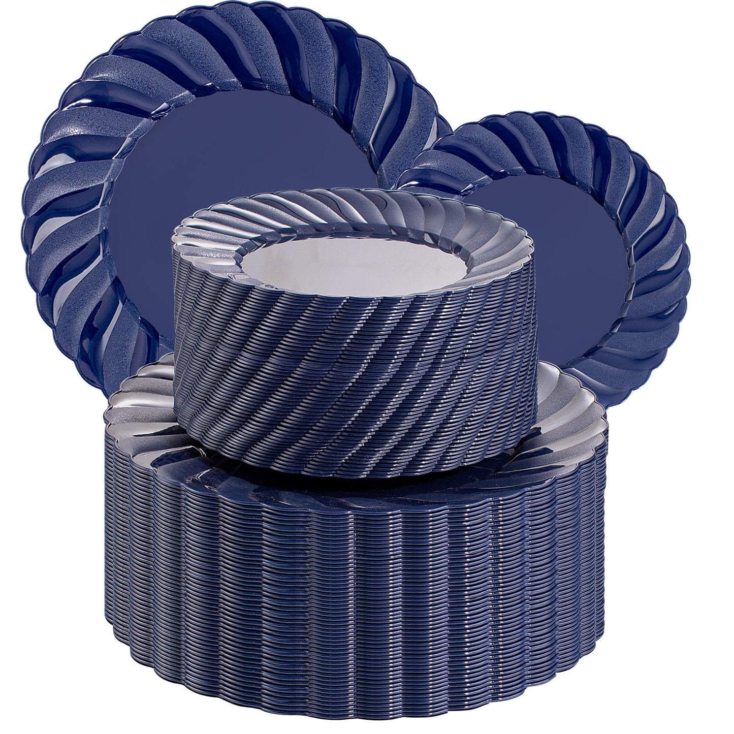 U-QE Black Plastic Plates