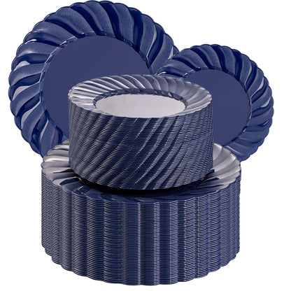 U-QE Black Plastic Plates