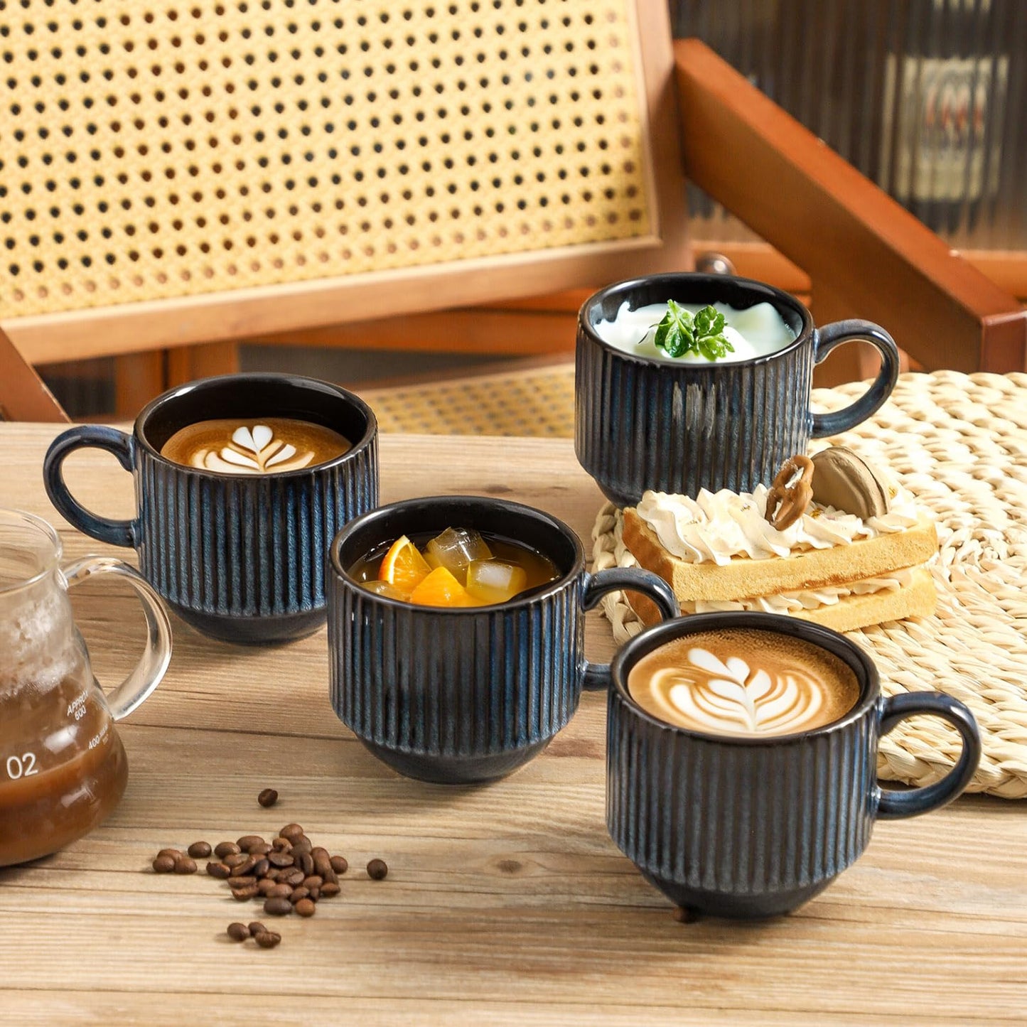 glowworm stackable mugs