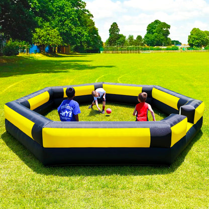 Inflatable Gaga Ball Pit with Built-In Blower