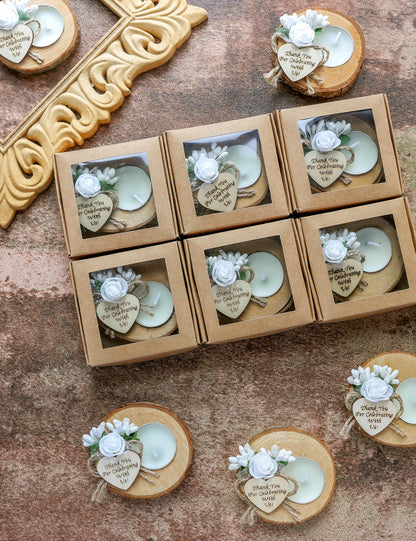 50-Piece Candle Gift Set for Weddings and Party Favors