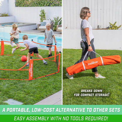 Portable Gaga Ball Pit for Indoor and Outdoor Play