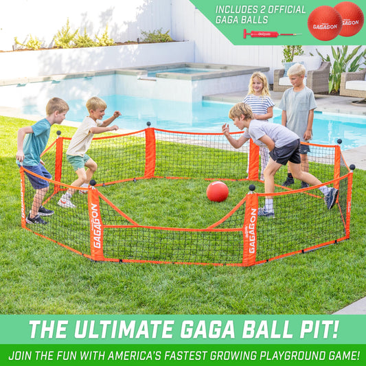 Portable Gaga Ball Pit for Indoor and Outdoor Play
